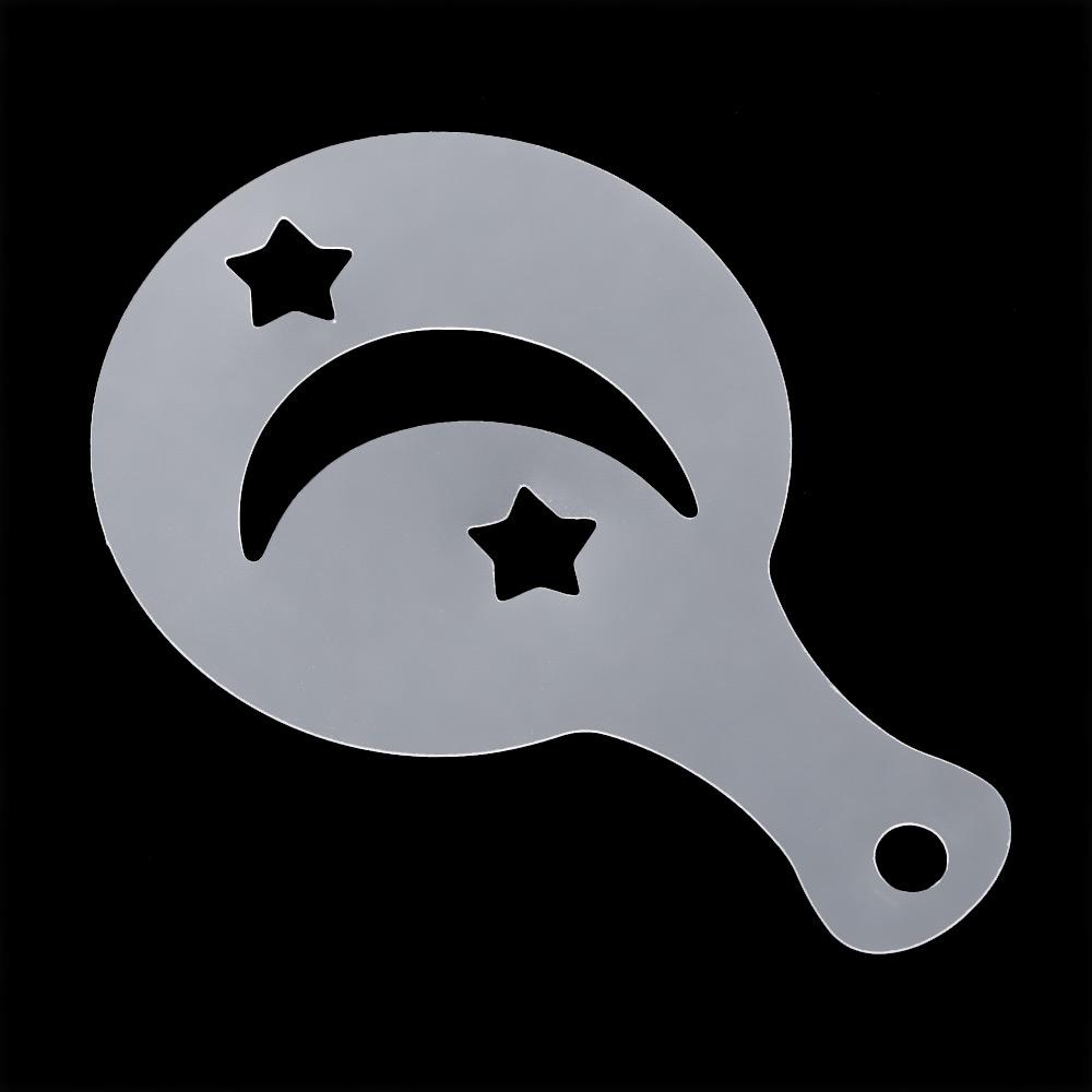 16pcs Funny Mold Latte Cappuccino Coffee Art Stencils Foam Tool Decorating