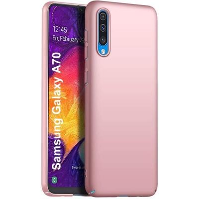 Protective Case - PROSHOP - Samsung Galaxy A70 - Liquid Silicone - Shockproof - Pink