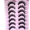 Fluffy Fairy Wet Look Manga Eyelashes Wispy Eyelash Extension Tool False Eyelash  Women Makeup