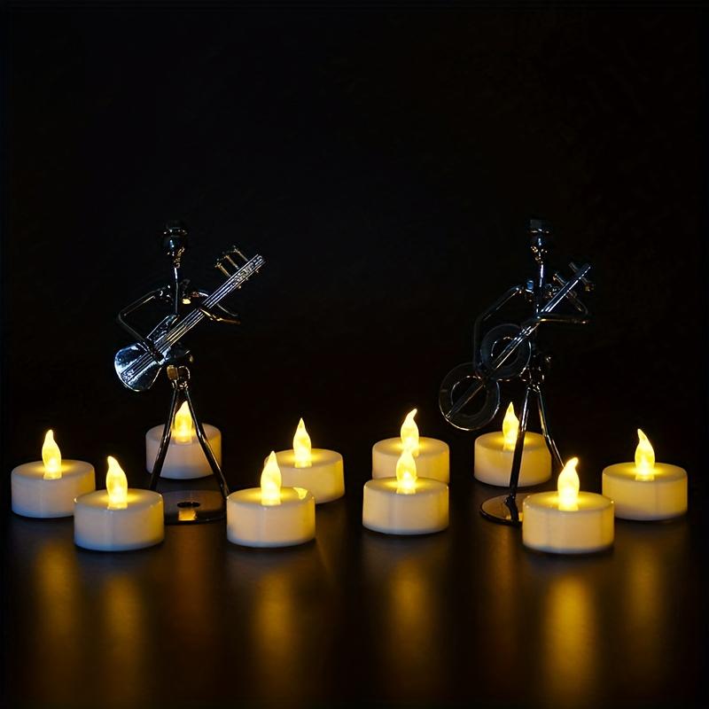 24 Mini Flameless LED Candles, Suitable for Christmas and Halloween Home Decoration, Bedroom, Wedding Parties, and Holiday Table Decoration