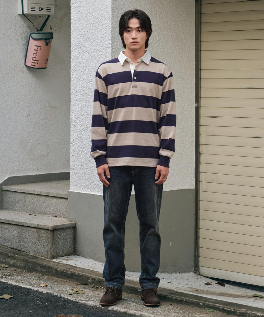 STCO Diems Rugby T-Shirt_Navy (Oversized)_Ltsxa03Otn