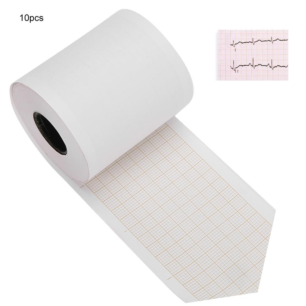 10 Stück Elektrokardiograph Thermopapier Elektrokardiograph Maschine Druck Zeichenpapier 50mm x 20m