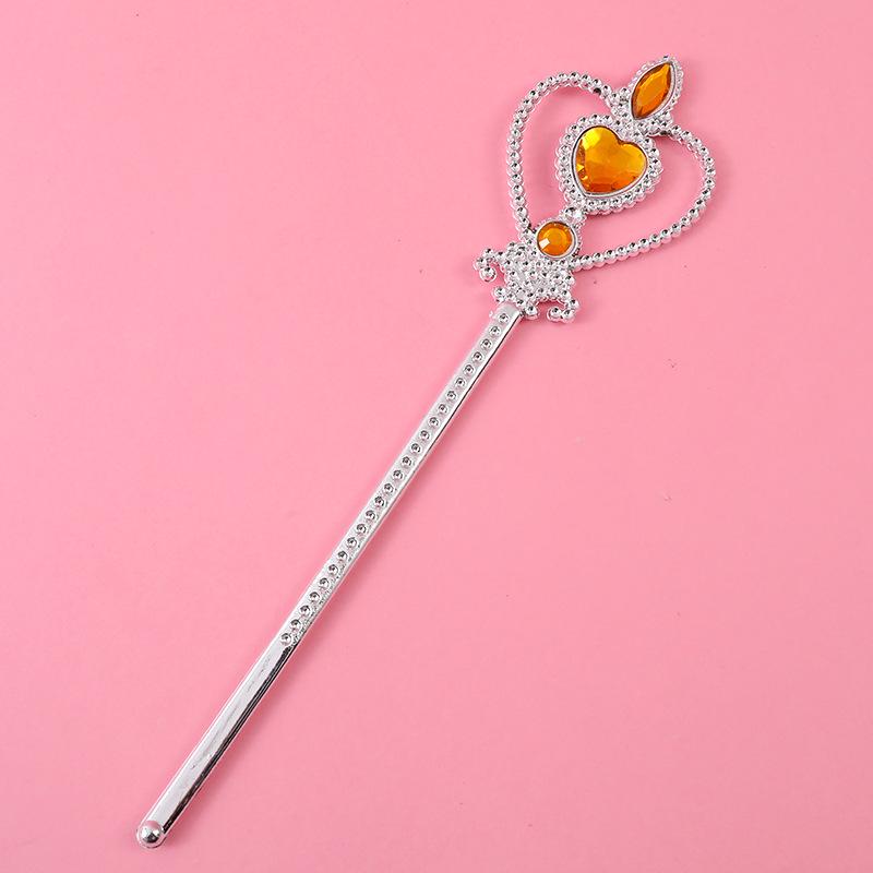 Children's Princess Costume: Gem Crown, Magic Wand, Headdress, and Fairy Headband Set