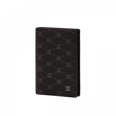 Black Leather Card Wallet Dbho6e765bk