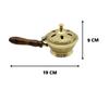 Brass Dhoop Dani Stand | Vintage Handcrafted Incense Burner for Pooja, Havan & Aromatherapy | Traditional Brass Dhoop Holder