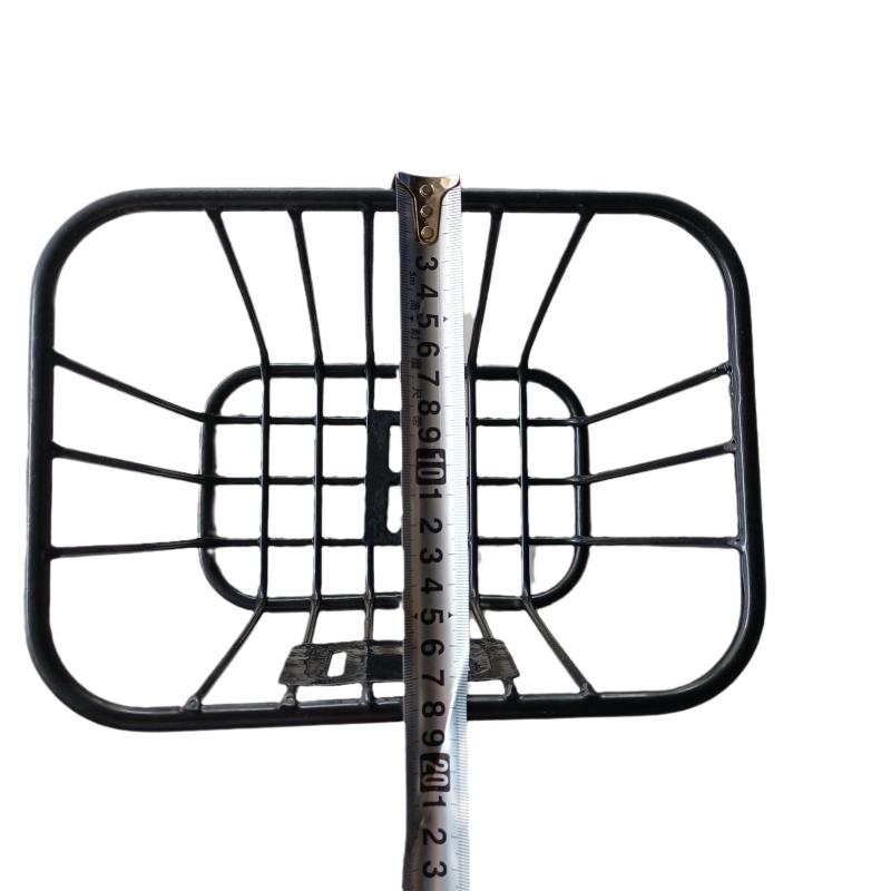 1 Sæt Justerbar Sort Cykel Bagkurv Nem at Installere Cykel Bagkurv Fast Holdbar Metal Mountainbike Kurv
