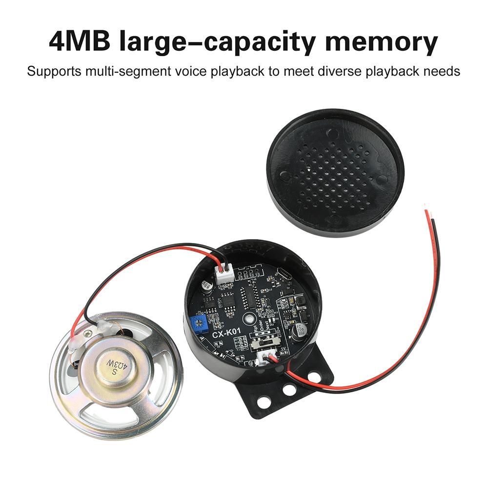 Voice Prompter MP3 Player 4M Audio Module Custom Voice Playback Customized Access Control Lock Public Safety Voice Prompt Device