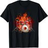 I Destroy Silence Drum Sticks Drummer Percussion Lover Retro T-Shirt