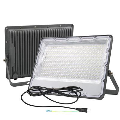 HIKARI 200W LED Floodlight, Outdoor LED Work Light with Positive Pressure Exhaust Valve, IP67 Waterproof, 85-265V, 36800lm, Daylight White, 6500K,