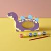 Dinosaur Photo Frame and Pen Holder To Paint with 6 Paint Pots