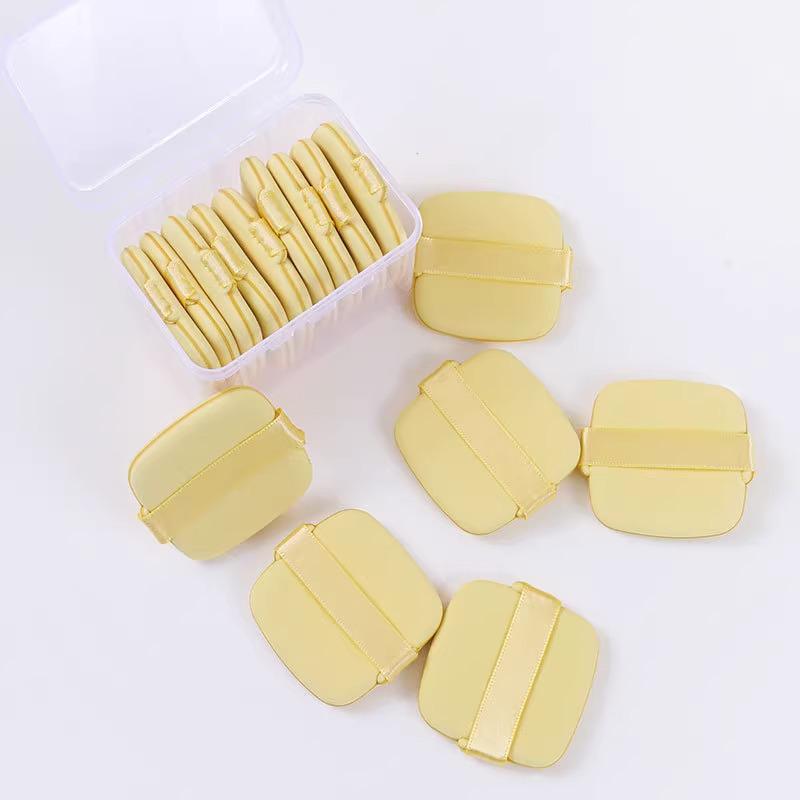 

Гуо Сяоню Песочное печенье Спонж: Супермягкий, не впитывающий пуф для макияжа двойного назначения для влажного и сухого нанесения Bulk Butter Puff