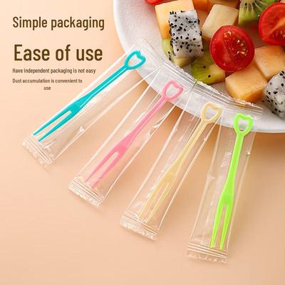 Disposable Individually Wrapped Fruit & Cake Forks