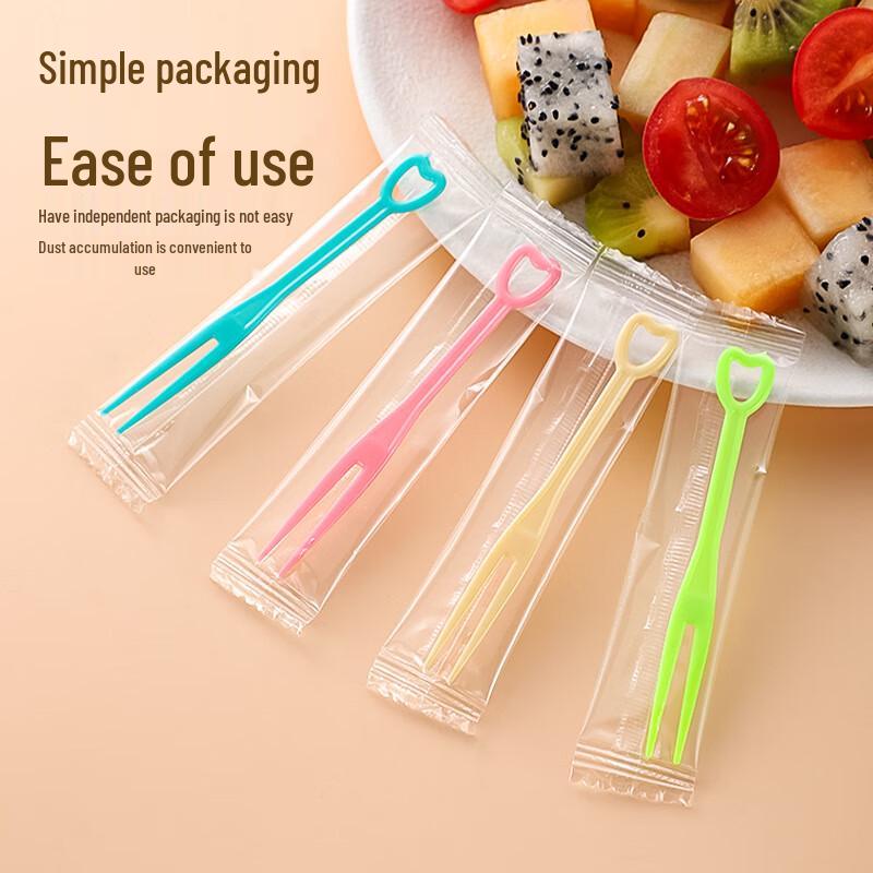 Disposable Food-Grade Fruit Forks