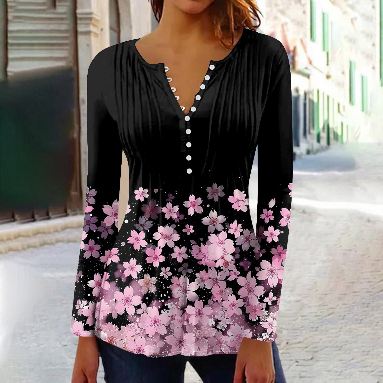 

Рубашки с длинным рукавом для женщин, осенняя мода, нарядные повседневные блузки, модные плиссированные туники, топы для леггинсов XL розовый