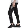 adidas Solid Stripe Straight-Leg Casual Sport Pants Men Bottoms Black HG2064
