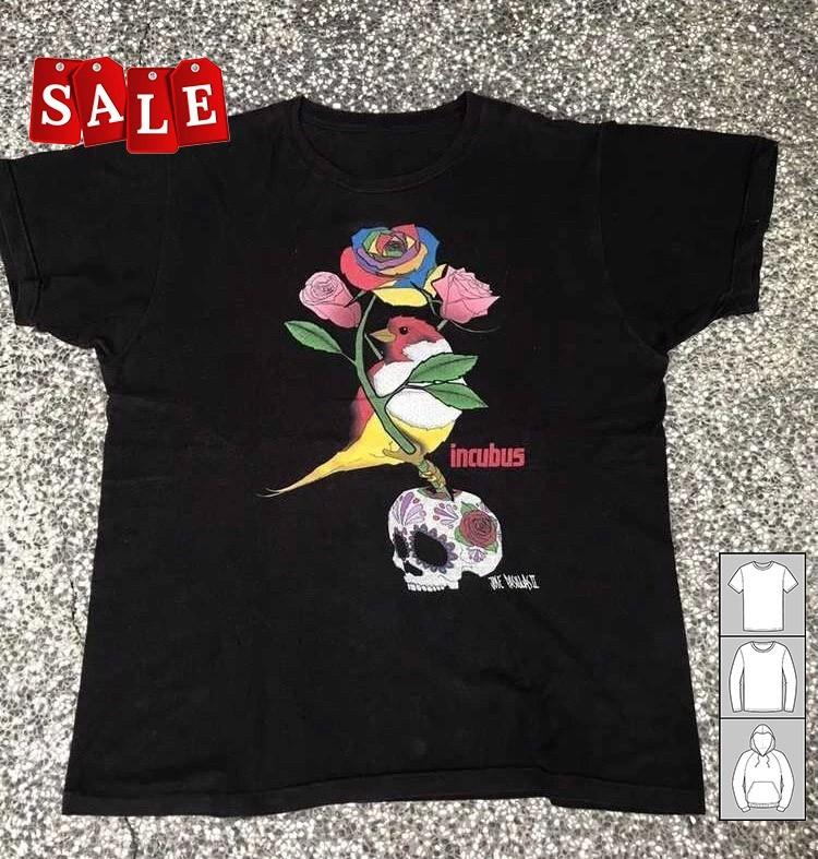 Hot 2012 Incubus Band Tour  Gift For Fans Black S-235XL T-Shirt  TH519 Unisex T-Shirt XXXXL