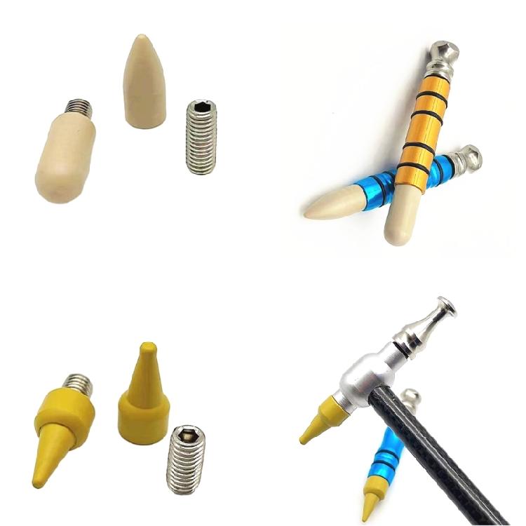 Car Dent Repair Flattening Tool Tapper Hammer Tap Down Pen Heads Tip Accessories