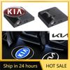 2026 Hot Car Sticker 2PCS Led Car Door Welcome Lights Laser Projector Decor Lamp For GT LINE Kia Ceed Forte RIO STINGER Seltos K