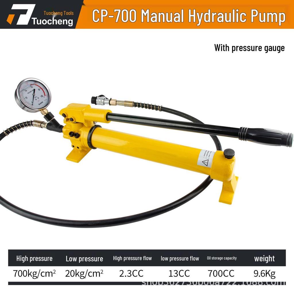 Ultra-High Pressure Electric Hydraulic Oil Pump with Solenoid Valve Dual Circuit