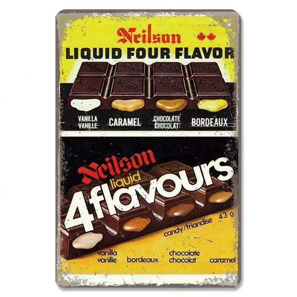 Metal Tin Signs Chocolate Milk Wall Decoration Plaque Vintage Art Poster Iron Painting for Man Cave Home Cafe Garden Club Bar