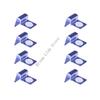Q1FD Practical Tanks Lid Clip 8pcs Rustproof Fishtanks Glass Cover Holders Clamps for Frameless Aquariums Secure Fastening