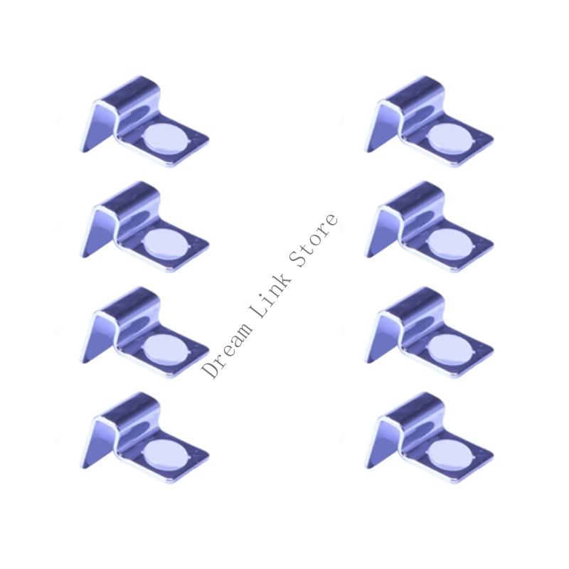 Q1FD Practical Tanks Lid Clip 8pcs Rustproof Fishtanks Glass Cover Holders Clamps for Frameless Aquariums Secure Fastening