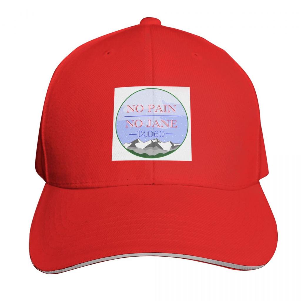 No Pain No Jane Baseball Cap luxury Women cap Golf Cap Beach Bag Rave Baseball Unisex Womens