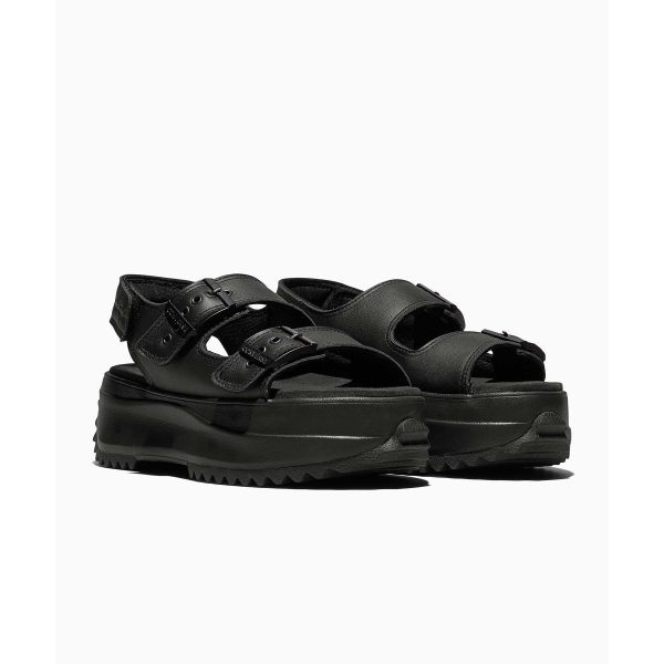 Converse Run Star Thick Sole Flat Round Toe Rubber Slide Sandals Women Sandals A20645C