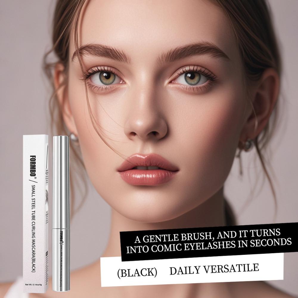 Super Waterproof Mascara, Sweatproof and Long-lasting with Curling Effect and Lengthening Effect, Prevents Smudging and Settling