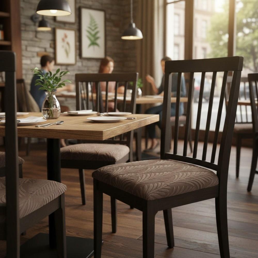 Elastic Jacquard Chair Seat Cover Nordic Style Seat Case Dining Chair Slipcover Hotel
