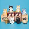 Jinart The Island Of Cats Cute Cartoon Cat Figurine Creative Desktop Ornament Car Decoration Decorative Toy Gift For Pet Lovers