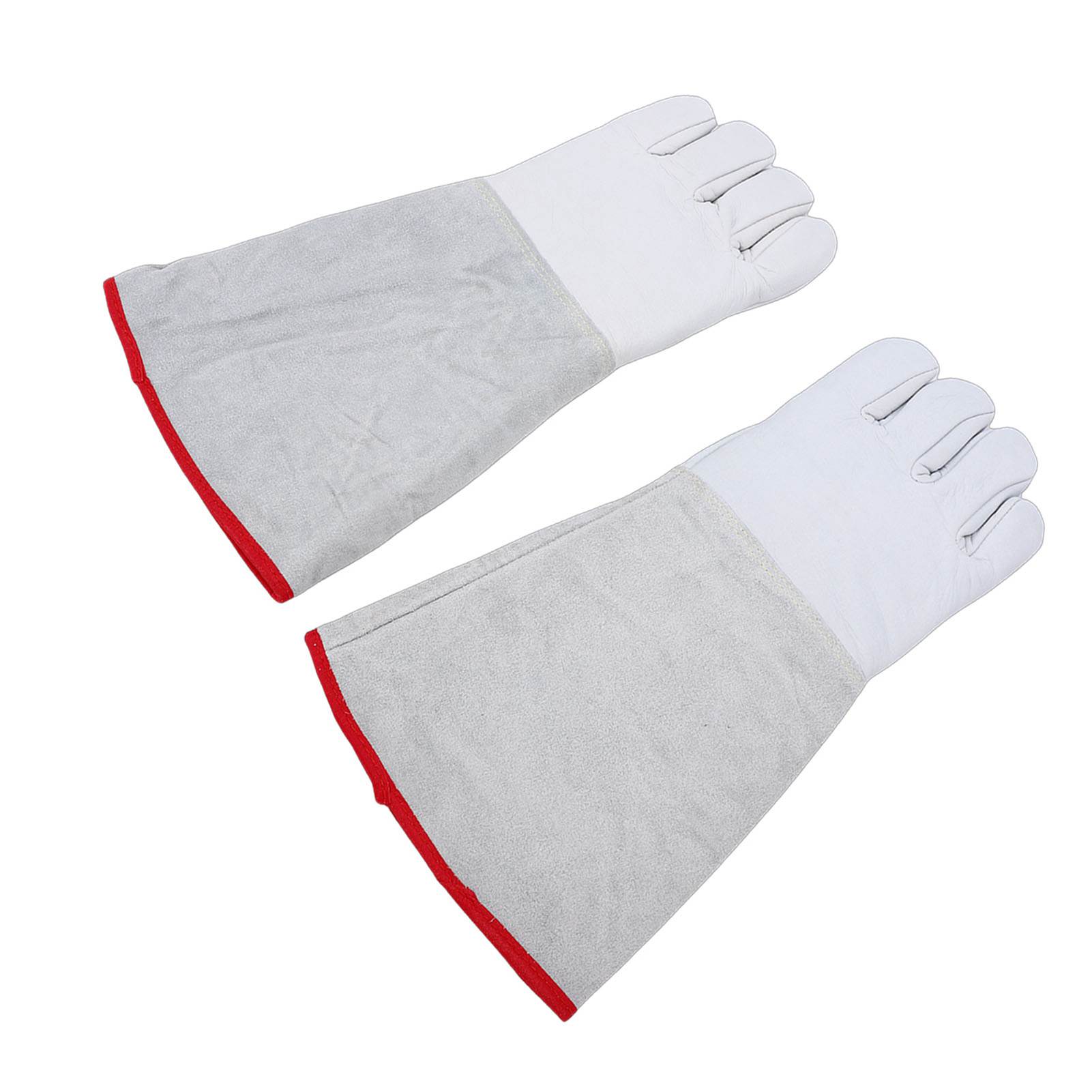 1 Pair Cryogenic Gloves 40cm Long High Low Temperature Proof LN2 Protective Gloves for Laboratory Industrial Work