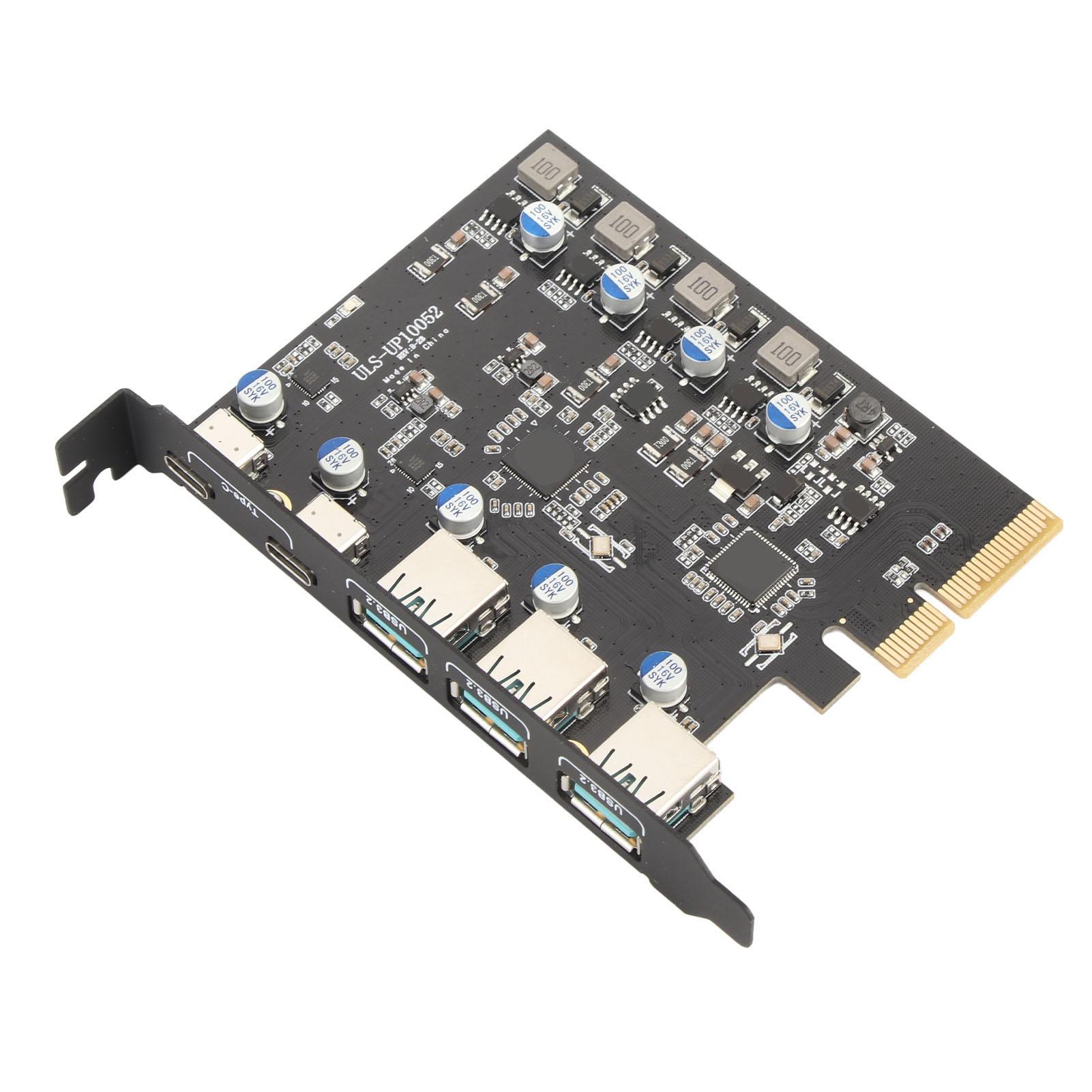 

Плата розширення PCIE до Type C 20 Гбіт/с Super Speed ​​USB3.2 Gen2 PCI Express Host Card для Windows 7 8