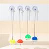 1/3Pcs Suction Cup Bell Elastic Ball Cat Toys Colorful Plastic Sounding Bell 38mm Interactive Self-Entertainment Funny Cat Ball