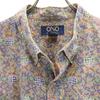 ONO & COMPANY by LIBERTY HOUSE 90er 00er Old Reverse Print Ananas Muster Kurzarm Button-down Alohahemd Herren Gebraucht