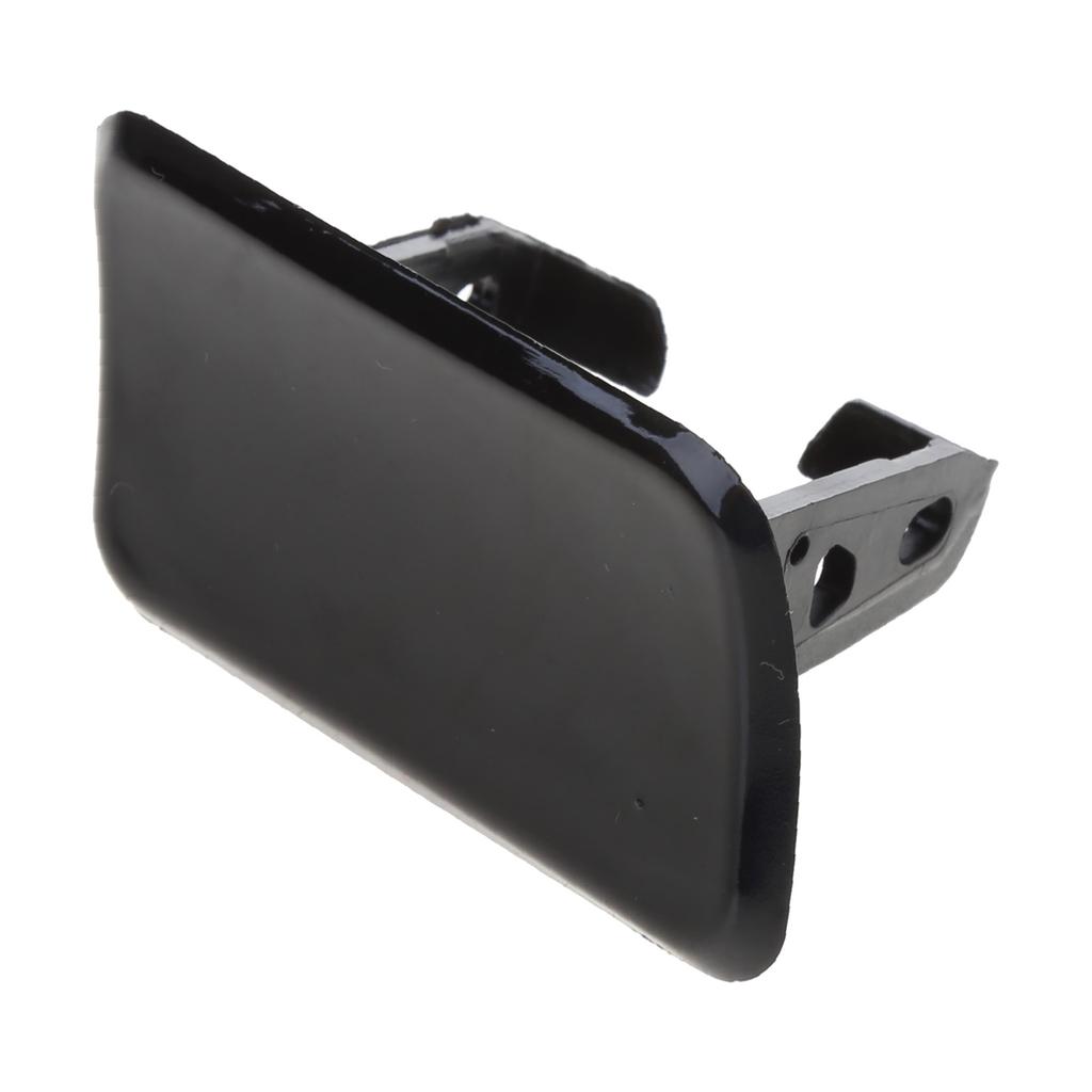 1 Pair Headlight Washer Nozzle Cover Caps Replacement for X3 E83 61673416176 61673416175 Car Repairing Accessories Black