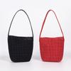 New Niche Vacation Style Woven Bag Large Capacity Seaside Bucket Fashionable Hollow Travel Single Shoulder