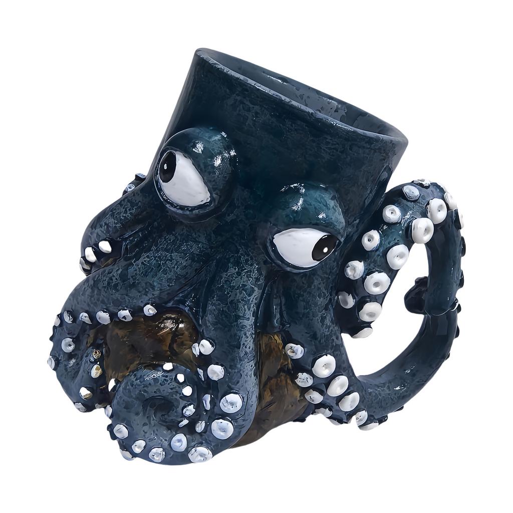 Resin Drinking Cup Large Capacity Pirate Tankard Beer Mug Beverage Drinkware with Handle Collectible Accessories