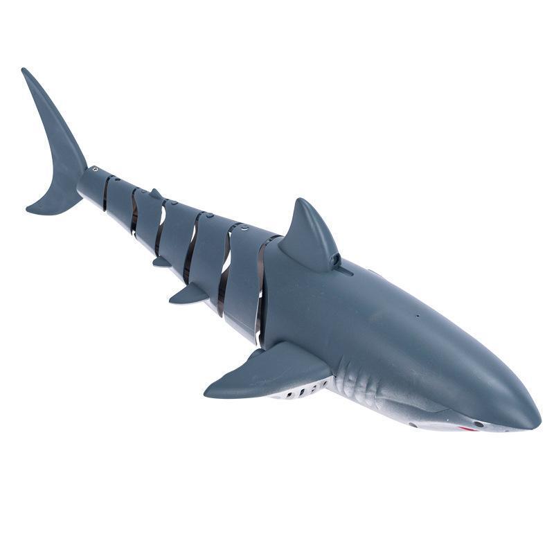 2.4G Remote Control Shark Toy - Water Spraying, Photo Taking, Electric Swing Fish Model for Boys