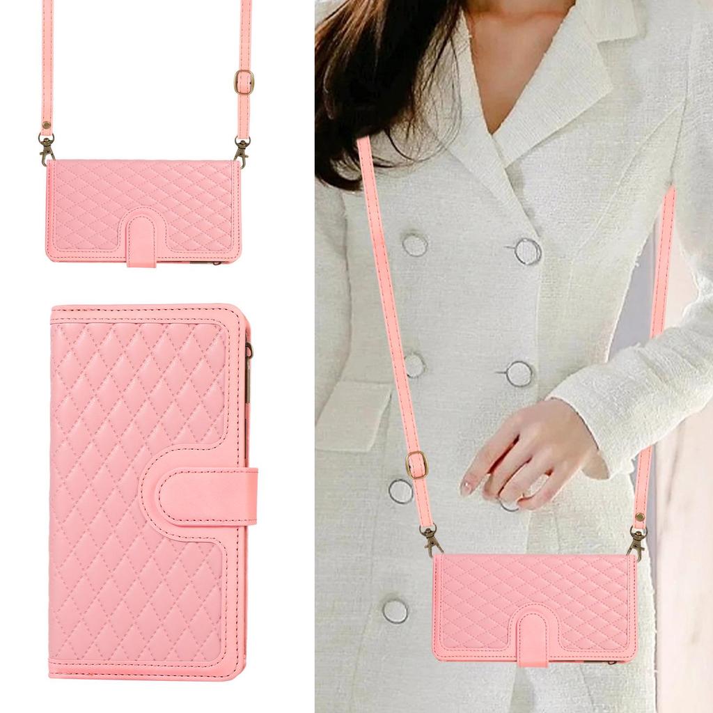 High-End Diamond Buckle Wallet Case for Google Pixel 7A