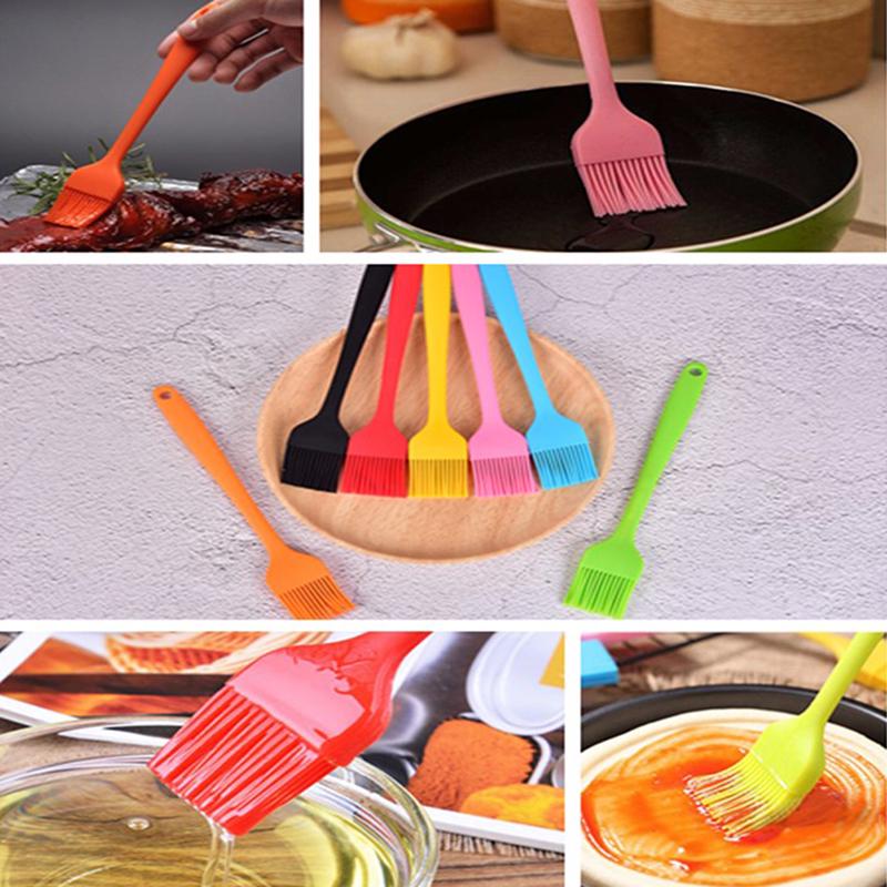 Buy Grill Oil Brush Silicone Pastry Brush Baking Bakeware Cooking Roasting BBQ Tool at