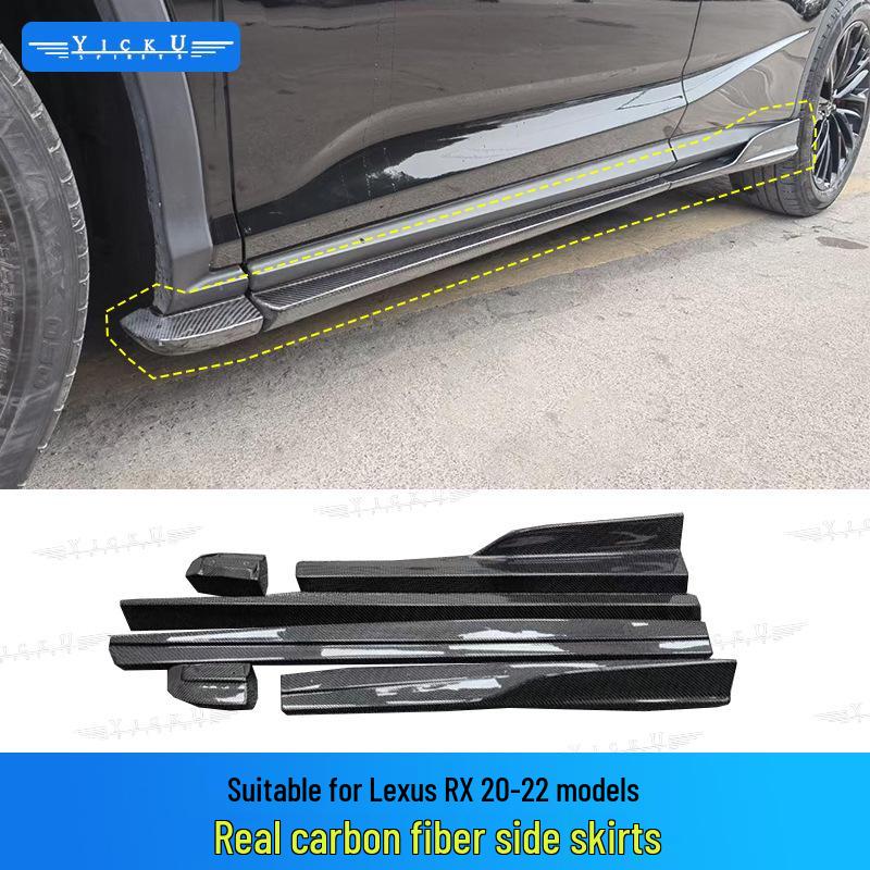 20-22 Lexus RX300 Carbon Fiber Body Kit: Front Lip, Fog Light Covers, Rear Lip, Fender Flares, Side Skirts