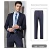 Teluoman Unisex Business Stripe Wool Suit Set
