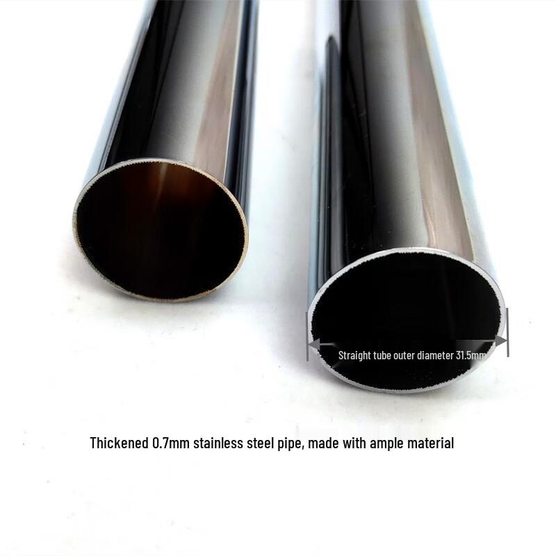 LANGZHIWEN Stainless Steel Basin Drain Extension Pipe, Fine Thread