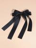 Lystrfac Fashion Fabric Ribbon Hair Bow Hairpin for Women Girls Hair Clips Back Head Top Clip Female Hair Accessories