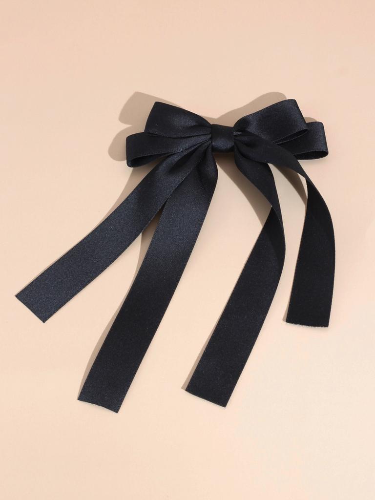 Lystrfac Fashion Fabric Ribbon Hair Bow Hairpin for Women Girls Hair Clips Back Head Top Clip Female Hair Accessories