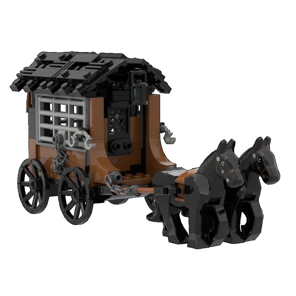 Medieval Witch Hut Building Blocks MOC Mode Magic Potion Bottle  Witch's Kitchen Cartography table Toys Brick Gift