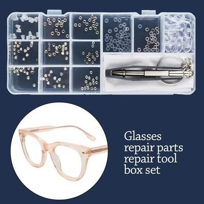 Hand Held Eyeglasses Repairing Set Nose Pad Hand Tool Sets Glasses Repair Tools Frame Repair