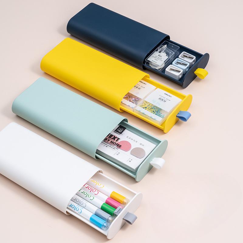 Underdesk Storage Box, Invisible Drawer, Adhesive Office Desk Bottom Organizer Box