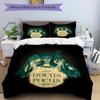 Hocus Pocus Spell Print 3Pcs Bedding Setduvet Cover With 2 Bedropillowcase Home Birthday Gift